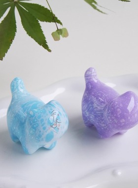 非遗大漆猫咪木质摆件