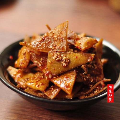 湖南特产平江石磨豆干248克香辣豆腐皮辣条零食小吃麻辣片香干 - 图1
