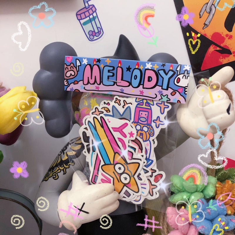 MELODY弥桠原创纹身贴瑞克和莫蒂纹身贴一包-图0