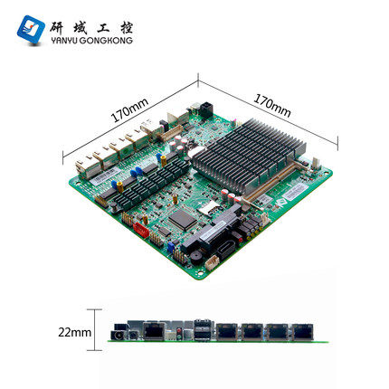 研域工控M9F软路由主板J1900/D525 4网口千兆卡服务器爱快防火墙 - 图2