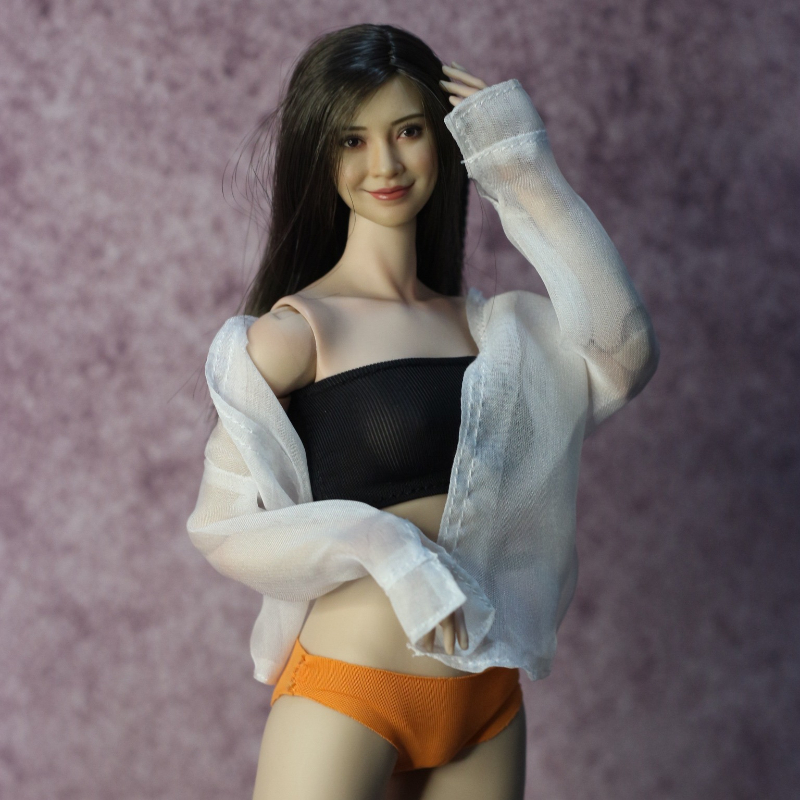 DMTOYS1比6兵人衣服女抹胸背心12寸tbl包胶女素体人偶服装模型