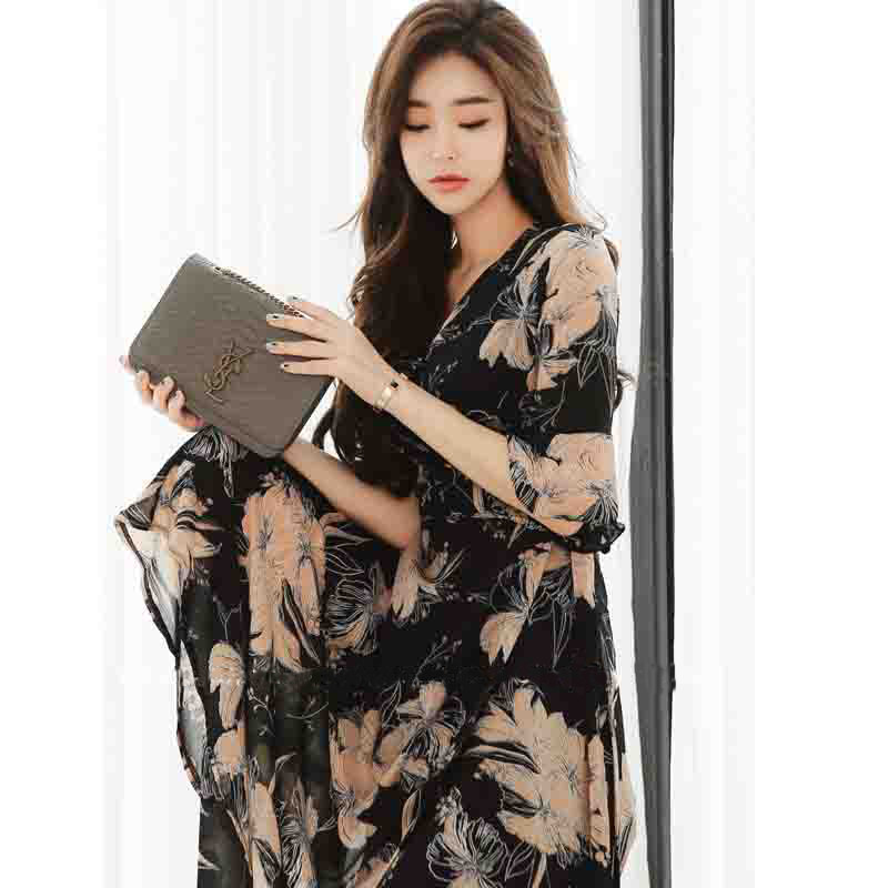 伊自尚大码女装2020年新款胖mm长裙 伊自尚服饰大码女装