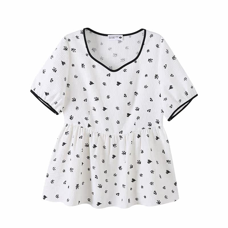  伊自尚服饰蕾丝衫/雪纺衫