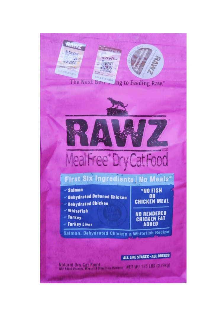 RAWZ罗斯猫粮低温烘焙脱水鸡肉火鸡三文鱼成幼猫咪全价3.5磅7.8磅-图3