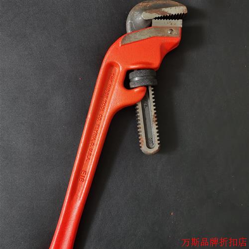 美国原装进口里奇RIDGID,18寸歪头管钳,美国制造,停产(议价)-图0