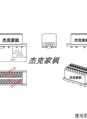 议价3273044 PTFIX 18X2.5-NS35 GY  菲尼克斯配电块接线板原装正