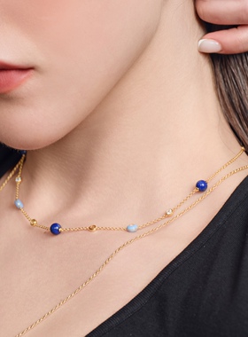 【新品】Fellala/翡拉拉「星河」项链毛衣链简约轻奢首饰官方女