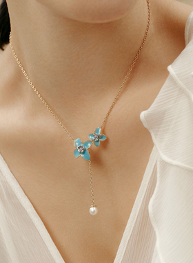 Fellala/翡拉拉「绽放2.0」轻奢高级项链气质锁骨链简约