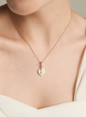 Fellala/翡拉拉「马蹄莲」系列原创设计百搭项链时尚潮流颈链简约