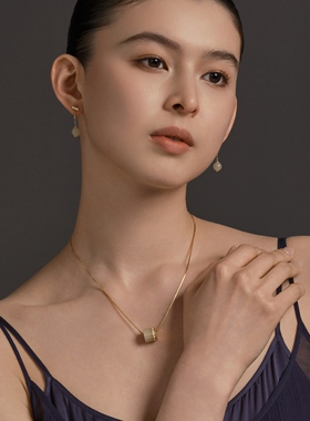 Fellala/翡拉拉「玉见」玉髓项链新中式国小众百搭温柔锁骨链女