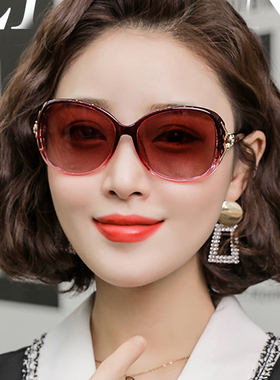 远近两用椭圆时尚女老花太阳镜