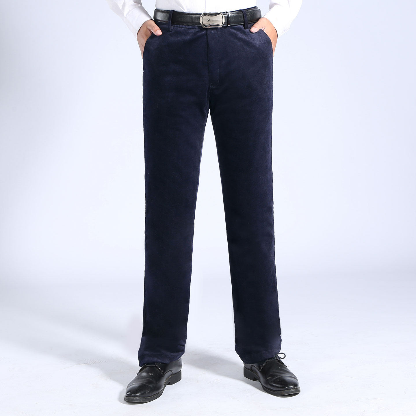 羽绒裤男鹅绒加厚灯芯绒爸爸中老年保暖高腰大码休闲外穿直筒棉裤,淘宝优惠券,粉丝福利购,淘宝优惠卷