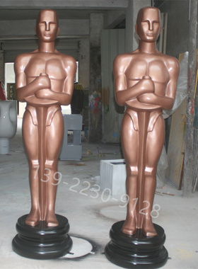 颁奖活动人物道具摆件玻璃钢