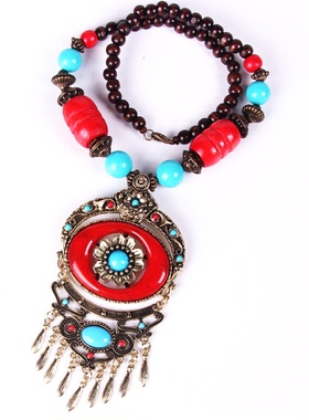 波西米亚风夸张海边手镯毛衣链