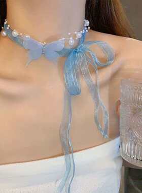 小众甜美颈链项链手链两用