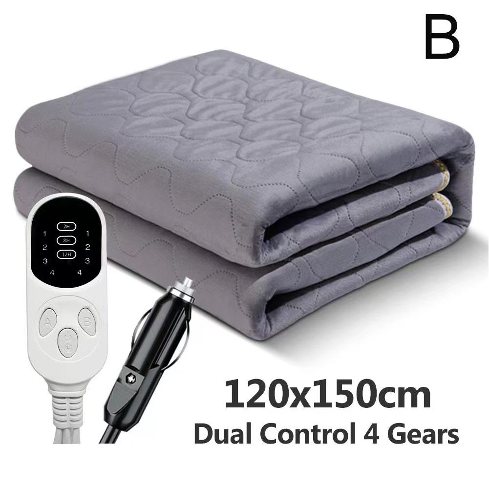 车载电热毯12V石墨烯车用24V货车户外直流低压双人房车SUV电褥子,淘宝优惠券,粉丝福利购,淘宝优惠卷