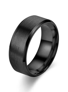6 Colors Classic 8mm Tungsten Mens Ring Surface Brushed