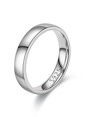 Gold Plated Ring Colour Women's Simple Couple's Wedding