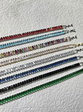 5mm Cubic Zirconia Tennis Bracelet Chain Bracelets For
