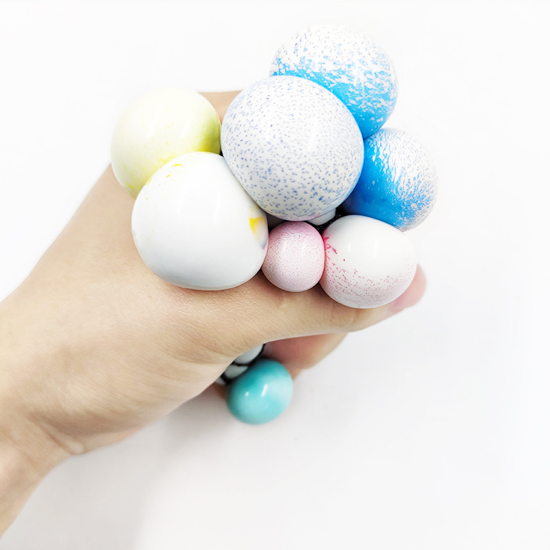 Squeeze Ball Toy DNA Colorful Beads Relieve Stress Hand - 图2