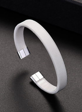 Fine 925 sterling silver high quality fashion Silver mesh