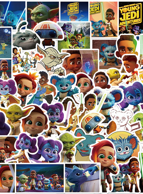 52pcs Graffiti Sticker Decoration Guitar Luggage Waterproof