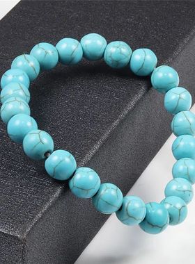 Hot 8mm Beaded Bracelets Natural Tiger Eye Lava Stone