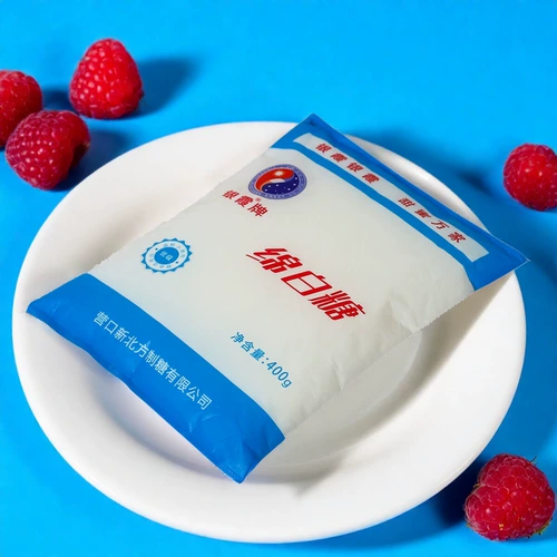 Yinxia Mian White Sugar 400G Пакет северо -восток специализированный домашний выпечка пищевое хлопок белый сахар Коммерческий оптовый сахарный домохозяйство