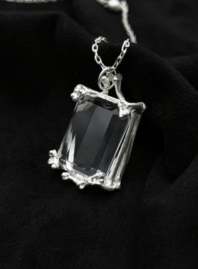 KAMMERHOPA银水晶项链个性小众