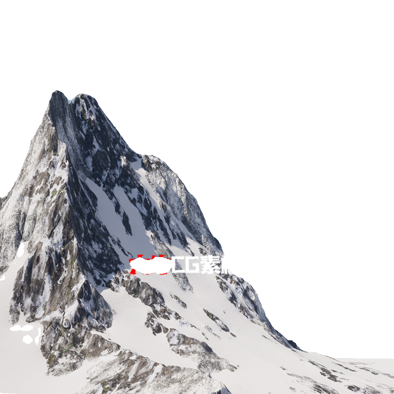 UE5虚幻5 Mountain Pack 雪山 大山 独立山体网格体素材模型 - 图3