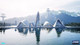 UE5 Unreal 5 A Futuristic City - LAKE TOWN Large-scale future modular city