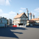 UE5 unreal small house architectural model stylized cartoon small building castle house material model