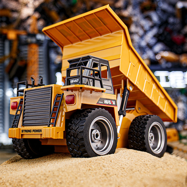 Huina Alloy Extra Large Remote Control Dump Truck Toy