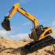 Extra Large Remote Control Excavator Toy