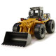 Huina boy alloy remote control large loader forklift