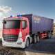 Extra large remote control alloy container trailer container