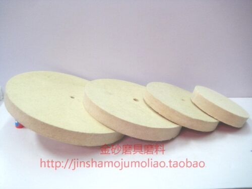 平行羊毛轮镜面抛光150mmX20MM厚25MM30mm外径100MM到300mm热销 - 图2
