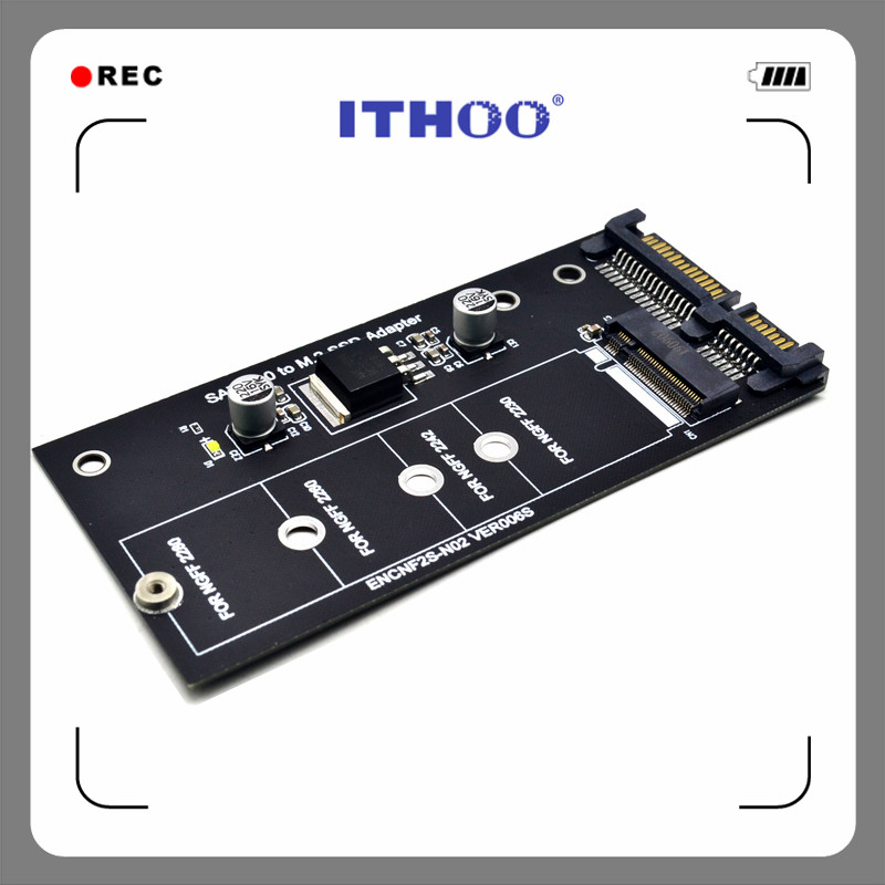 M2转SATA3转接卡KEY B-M SSD固态硬盘转6G接口转换卡NGFF转接头-图0