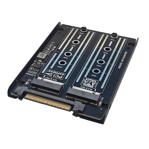 M.2 NVME转U.2接口SFF-8639 M-KEY 高速硬盘转接卡PCI-E4.0 Gen4 - 图1
