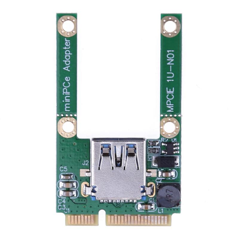 MPCIE转USB转接卡 Mini PCI-E扩展USB2.0接口 mpci-e扩展卡 全高 - 图2