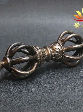 纯铁摆件藏式居家手工九股摆件