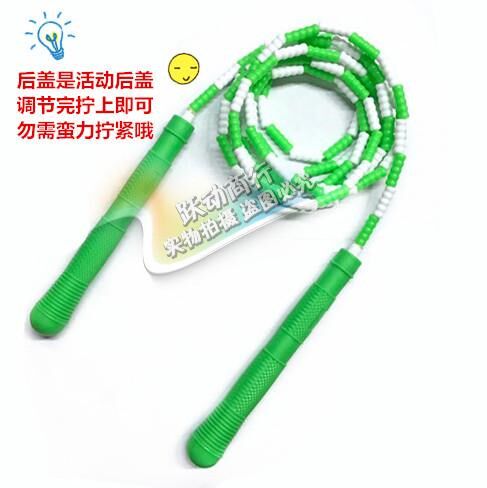 龙花牌701B花样珠节中考专用跳绳中小学生比赛舞蹈绳儿童成人跳绳 - 图1