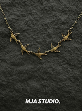 Vintage古著男女个性项链