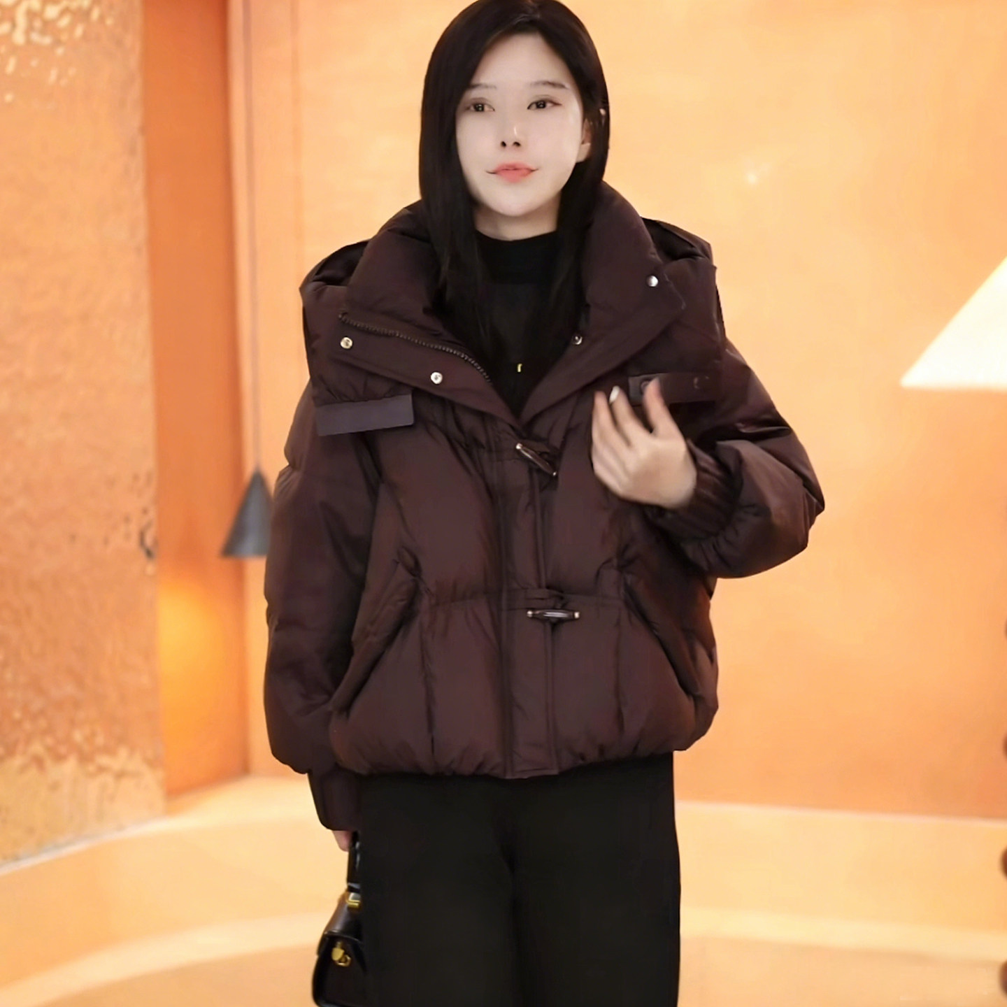 大码冬季羽绒棉服女胖mm高级感超好看短款棉衣妈妈装加厚保暖外套,淘宝优惠券,粉丝福利购,淘宝优惠卷