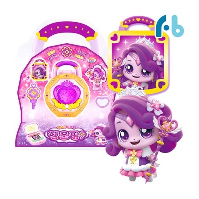 韩国正版萌可玩具系列第三季儿童爱心公主乐美魔法镜盒奇妙小女孩
