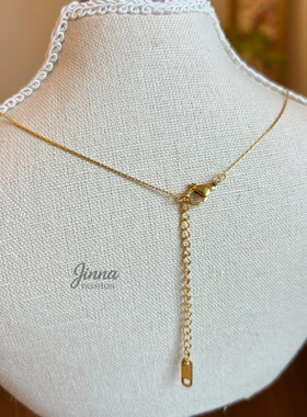 苗与木迷你单钻项链