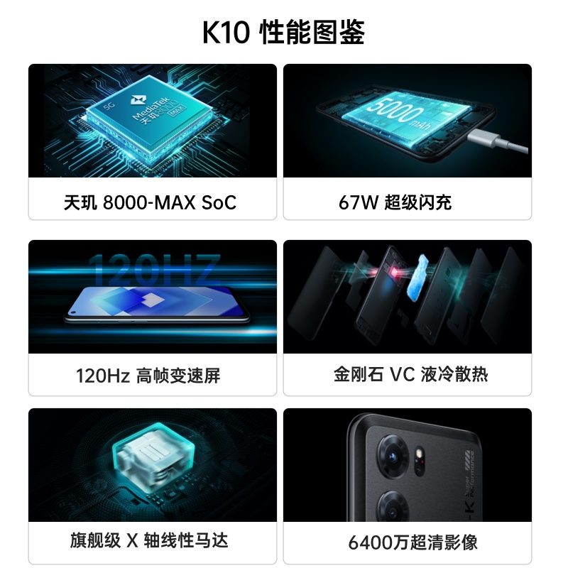 OPPOK105G手机拍照智能全面屏电竞游戏手机