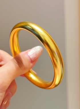 NGTC权威国检证书金包银泥鳅背心经古法素圈足银手镯送礼过节礼物