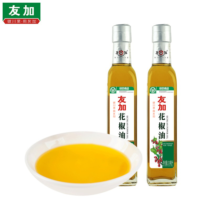 友加汉源花椒油210ml*2瓶四川特产调味油特麻香麻椒油藤椒油