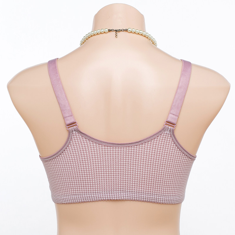 本命年属马妈妈前扣纯棉内衣女老人文胸中老年红色无钢圈胸罩聚拢,淘宝优惠券,粉丝福利购,淘宝优惠卷